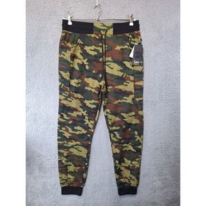 Switch Remarkable Jogger Pants Mens Large Multicolor Camouflage Fleece Lined